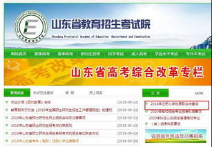 2018山東注冊入學批錄取去向查詢系統詳解與教育信息咨詢指南